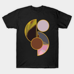 Bright vibrant modern earth tones colors unique original contemporary art 369 Abstract T-Shirt